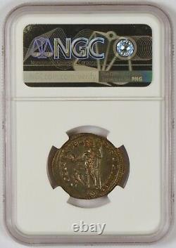 Roman Empire AD 310-313 BI Reduced Nummus Coin for Maximinus II, NGC Graded ChAU