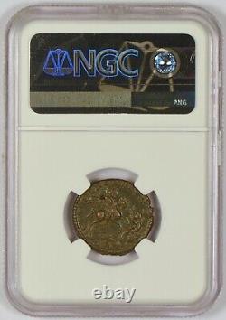 Roman Empire AD 350-353 AE2 Coin for Magnentius with flan flaw, NGC Graded XF