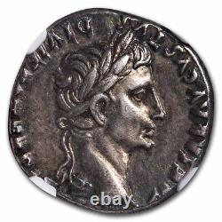 Roman Empire AR Denarius Augustus (27 BC-14 AD) Ch XF NGC SKU#253790