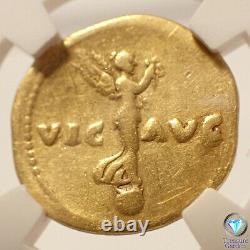 Roman Empire AV Aureus Coin 7.10g 69 AD NGC Ch F Free Shipping From Japan(8432N)
