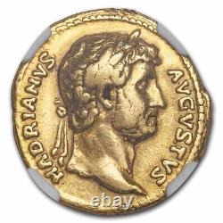 Roman Empire AV Aureus Hadrian (117-138 AD) VF NGC (RIC 186c) SKU#271292