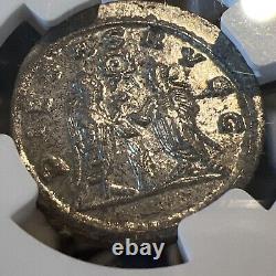 Roman Empire Ancient Silver Coin Valerian I AD 253-260 Bi Double Denarius NGC AU