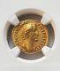 Roman Empire Antoninus Pius Gold Aureus Ngc Au 5/3 Ancient Roman Coin