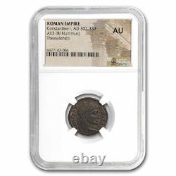 Roman Empire BI Nummus Constantine I 307-337 AU NGC (Random Coin)