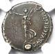 Roman Empire Civil War Denarius Silver Victory Coin 68-69 Ad Ngc Choice Xf