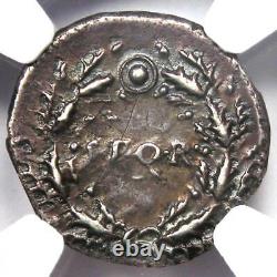 Roman Empire Civil War Denarius Silver Victory Coin 68-69 AD NGC Choice XF