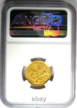 Roman Empire Constantius II AV Solidus Gold Coin 337-361 AD Certified NGC AU