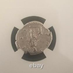 Roman Empire Hadrian 117 Ad-138 Ad Denarius Coin Ngc Graded Vf