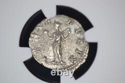 Roman Empire Julia Domna, AD 193-217. AR Denarius (17MM)- NGC XF. Lovely Coin