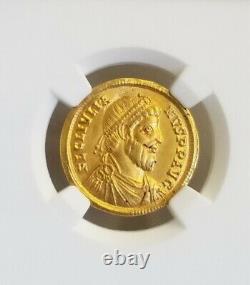 Roman Empire Julian II Solidus NGC XF Ancient Gold Coin