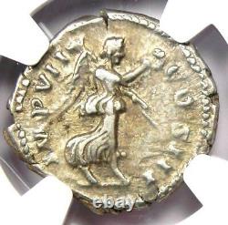 Roman Empire Marcus Aurelius AR Denarius Coin 161-180 AD Certified NGC Ch VF