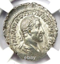 Roman Empire Maximinus I AR Denarius Coin 235-238 AD Certified NGC AU