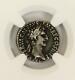 Roman Empire Nerva Silver Ar Denarius Coin 96-98 Ad Ngc Choice F Fortuna Ancient