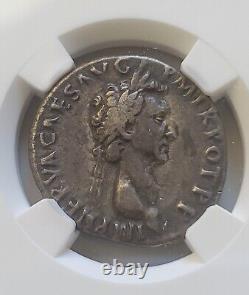 Roman Empire Nevra Cistophorus, aquila NGC VF Ancient Silver Coin