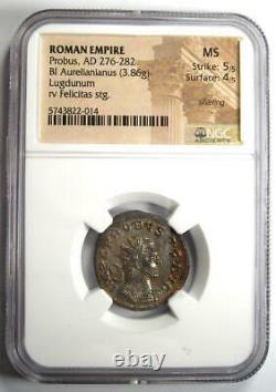 Roman Empire Probus BI Aurelianianus Coin (276-282 AD) Certified NGC MS (UNC)