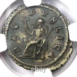 Roman Empire Pupienus AR Denarius Coin 238 AD NGC Choice XF 5/5 Strike
