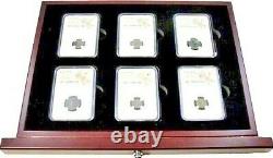 Roman Empire Rulers 24 Bronze Coins NGC Certified-VF or Better, 253 423 AD