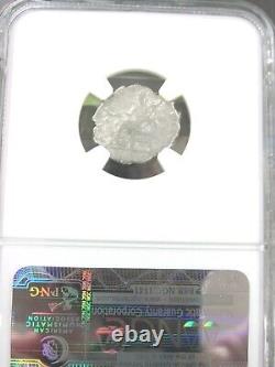 Roman Empire Sept. Severus AD 193-211 AR Denarius NGC F Ancient Coin V10