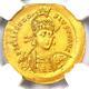 Roman Empire Theodosius Ii Av Solidus Gold Coin 402-450 Ad Certified Ngc Au