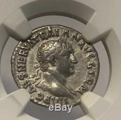 Roman Empire Trajan Silver Denarius Ad 98 117 Ngc Certified Ancient Coin
