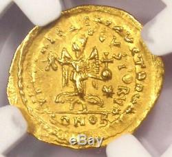 Roman Empire Zeno AV Tremissis Coin 474 AD Certified NGC Choice AU