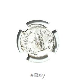 Roman Fulvia Plautilla Antoninianus Silver Denarius Coin NGC Certified VF