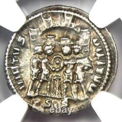 Roman Galerius AR Argenteus Silver Coin 305-311 AD Certified NGC Choice VF