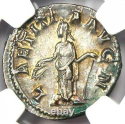 Roman Gordian III AR Denarius Coin 238-244 AD NGC MS (UNC) 5/5 Strike