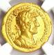 Roman Hadrian Av Aureus Gold Coin 117-138 Ad Certified Ngc Xf (ef) Rare