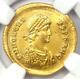 Roman Honorius Av Solidus Gold Coin 393-423 Ad Certified Ngc Choice Xf (ef)