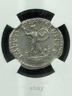 Roman Imperial Coin, Domitian, AR Deanrius (3.49g), NGC XF, 3/5 4/5
