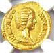 Roman Julia Domna Gold Av Aureus Venus Coin 193-217 Ad Ngc Choice Au