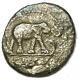 Roman Julius Caesar Ar Denarius Elephant Coin 48 Bc Vf / Ngc Photo Certificate