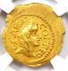 Roman Julius Caesar Gold Av Aureus Coin 46 Bc Certified Ngc Choice Au (ch Au)