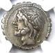 Roman L. Scipio Asiagenius Ar Denarius Serratus Silver Coin 106 Bc Ngc Vf