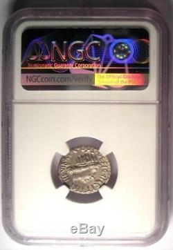 Roman Marc Antony AR Denarius Coin 38 BC Certified NGC Choice VF Condition