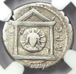 Roman Marc Antony AR Denarius Military Coin 42 BC Certified NGC VG (Very Good)
