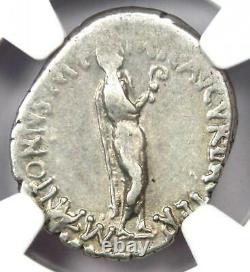 Roman Marc Antony AR Denarius Silver Coin 38 BC Certified NGC VF (Very Fine)