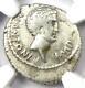 Roman Marc Antony Ar Denarius Silver Coin 42 Bc Certified Ngc Vf (very Fine)