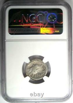 Roman Marc Antony AR Denarius Silver Coin 42 BC Certified NGC VF (Very Fine)