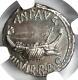 Roman Marc Antony Ar Denarius Silver Galley Coin 30 Bc Ngc Au Rare Grade