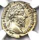 Roman Marcus Aurelius Ar Denarius Silver Coin 161-180 Ad Ngc Choice Xf