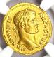 Roman Maximian Av Aureus Gold Coin 286-310 Ad Certified Ngc Xf (ef) Rare