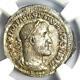 Roman Maximinus I Ar Denarius Silver Coin 235-238 Ad Certified Ngc Choice Au