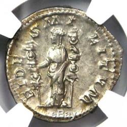 Roman Maximinus I AR Denarius Silver Coin 235-238 AD Certified NGC Choice AU