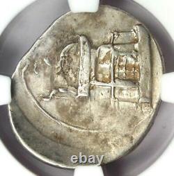 Roman Octavian Augustus AR Denarius Silver Coin 30 BC Certified NGC VF