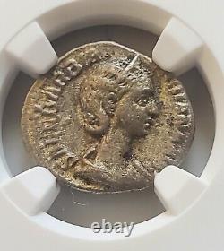 Roman Orbiana Denarius Concordia Rv NGC VF Ancient Silver Coin