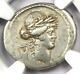 Roman P. Clodius M. F. Turrinus Ar Denarius Coin 42 Bc Certified Ngc Choice Vf
