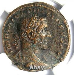Roman Philip I AE Sestertius Coin 244-249 AD Certified NGC Choice VF