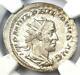 Roman Philip I Ar Double Denarius Coin 244-249 Ad Certified Ngc Ms Condition